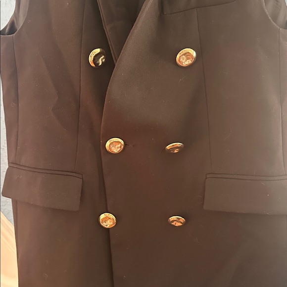 Zara double-breasted vest or blazer dress sleeveless - Picture 2 of 5